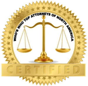 Top attorneys of North America Certified Badge